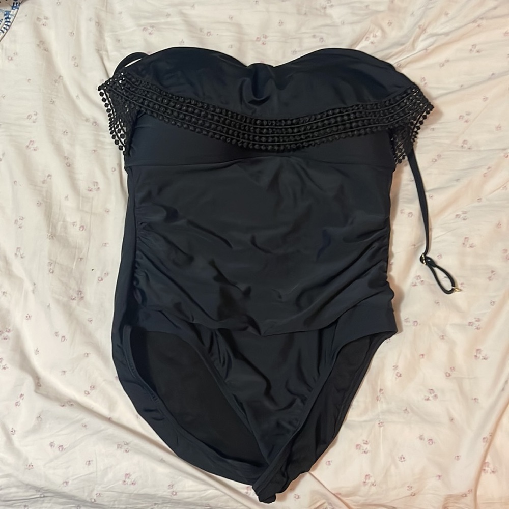 Kona Sol Black Swimwear. View 3